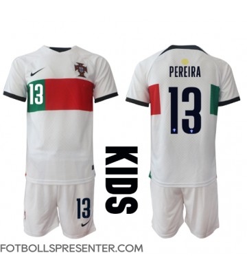 Portugal Danilo Pereira #13 Bortatröja Barn VM 2022 Kortärmad (+ korta byxor)